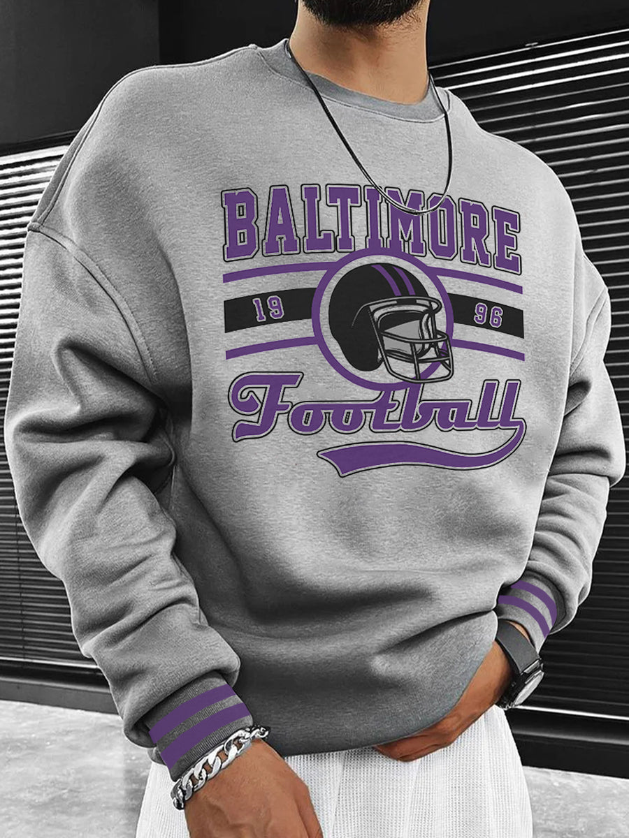 Minnesota Vikings Vintage Style Unisex Casual Sweatshirt