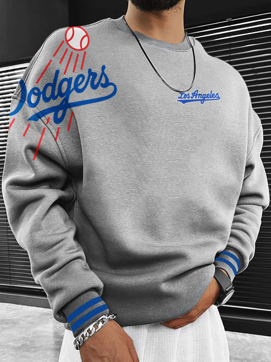 Los Angeles Dodgers Fashion Men's Crewneck Sweatshirt