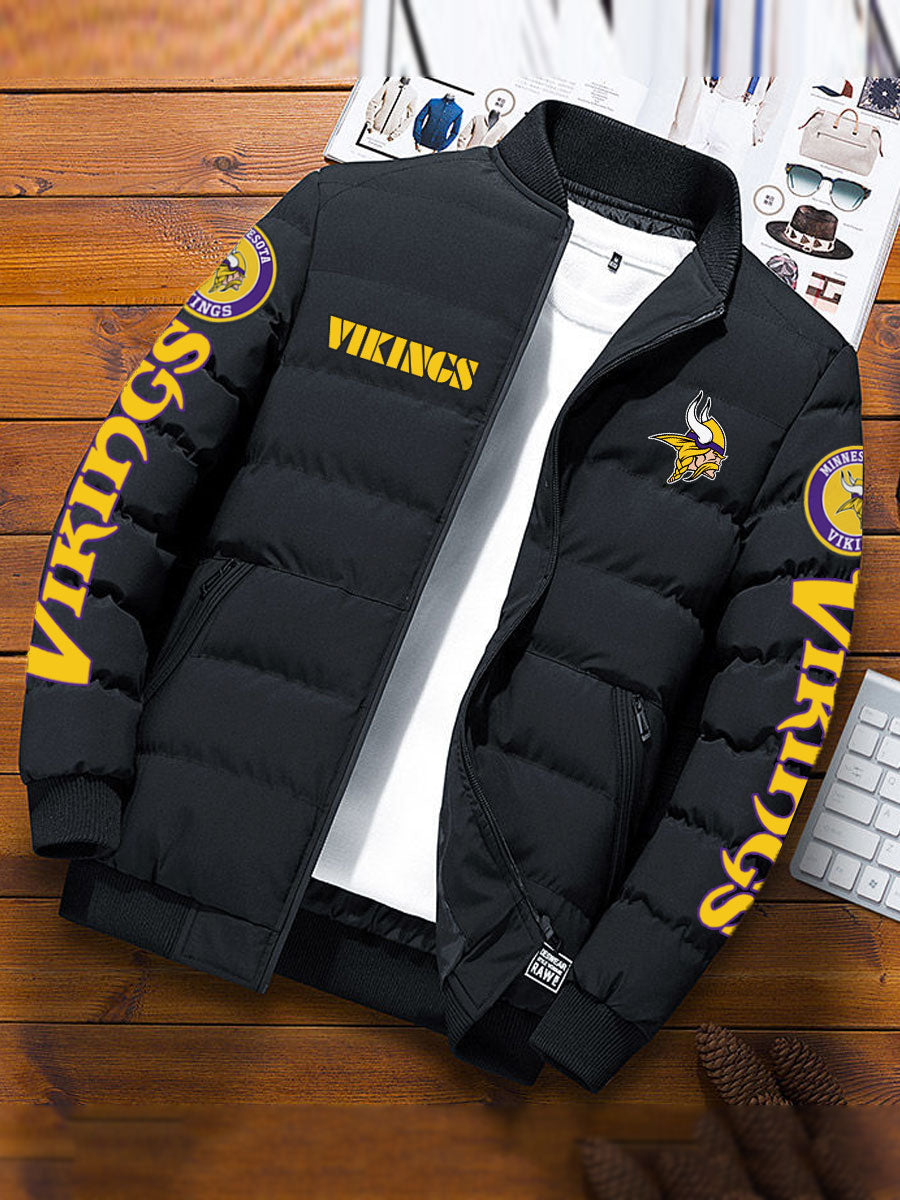 Minnesota Vikings Winter Comfortable Warm Padded Jacket