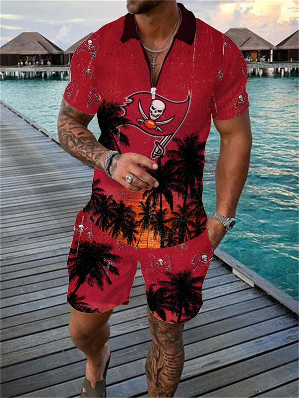 Tampa Bay Buccaneers Limited Edition Polo Shirt And Shorts Two-Piece Suits