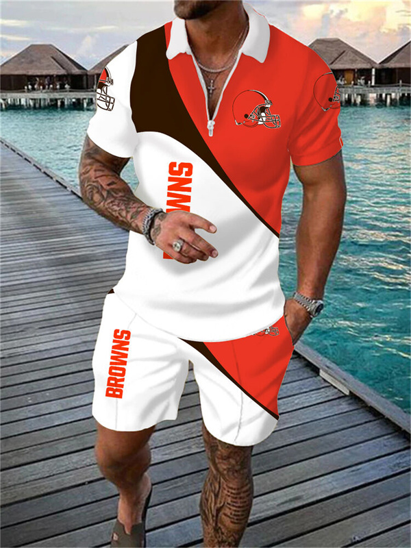 Cleveland Browns Limited Edition Polo Shirt And Shorts Two-Piece Suits