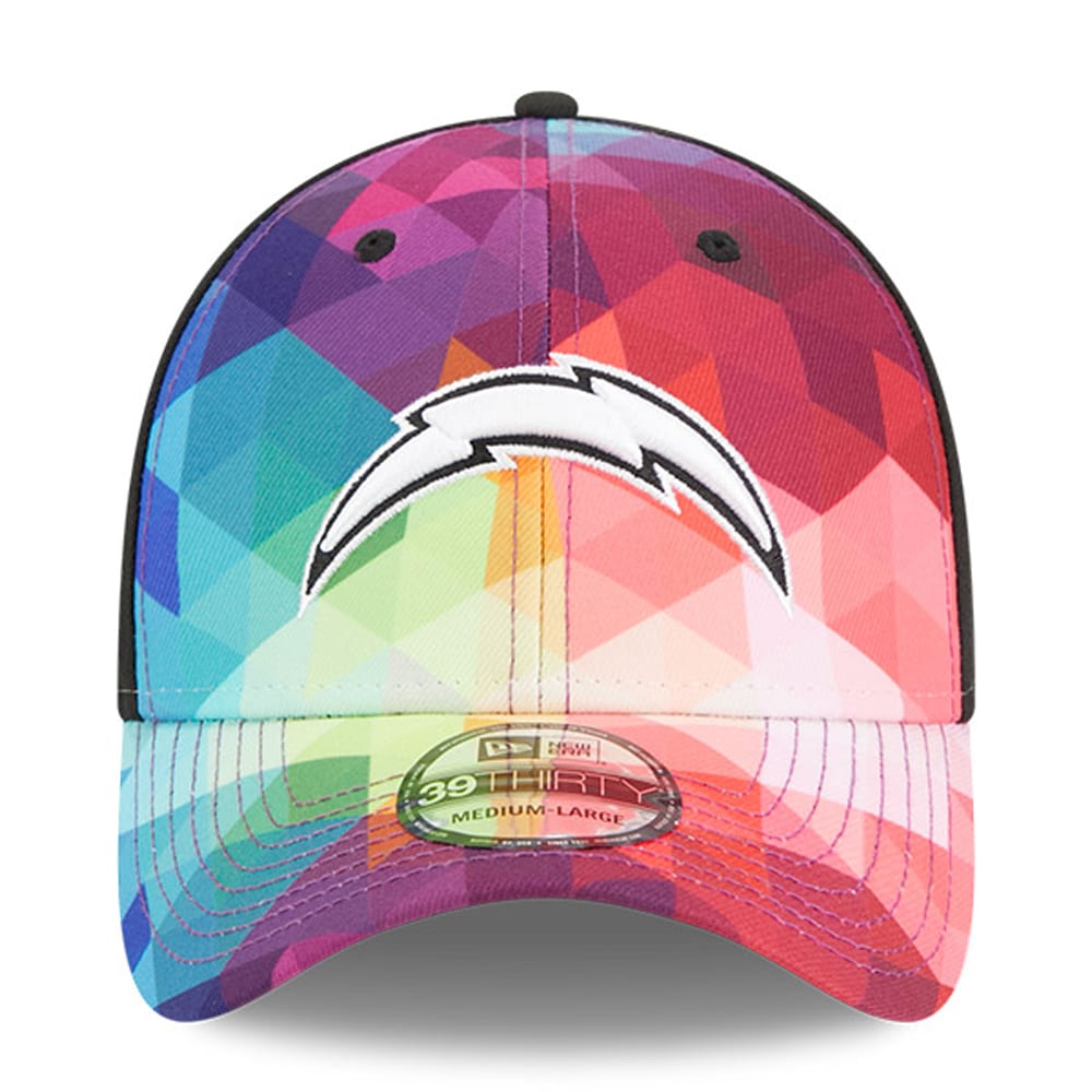 Los Angeles Chargers Men's Pink 2023 Crucial Catch 39THIRTY Flex Hat