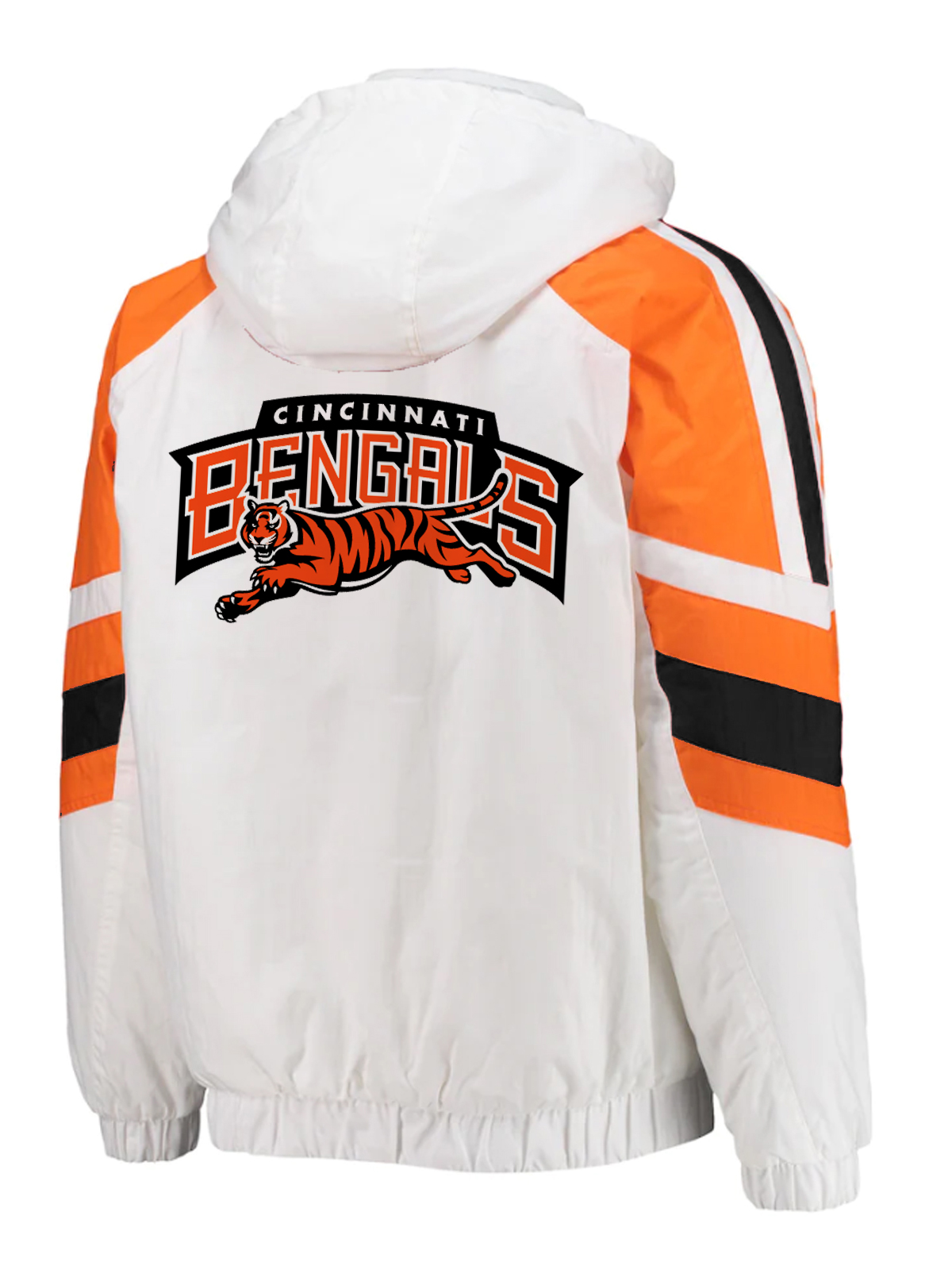 Cincinnati Bengals Half-Snap Hoodie Jacket
