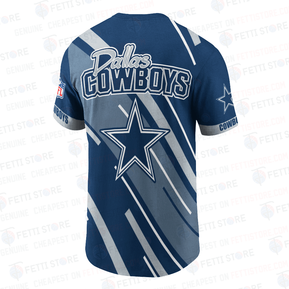 Dallas Cowboys American Football Leauge Pattern 3D T-Shirt SH1 V2