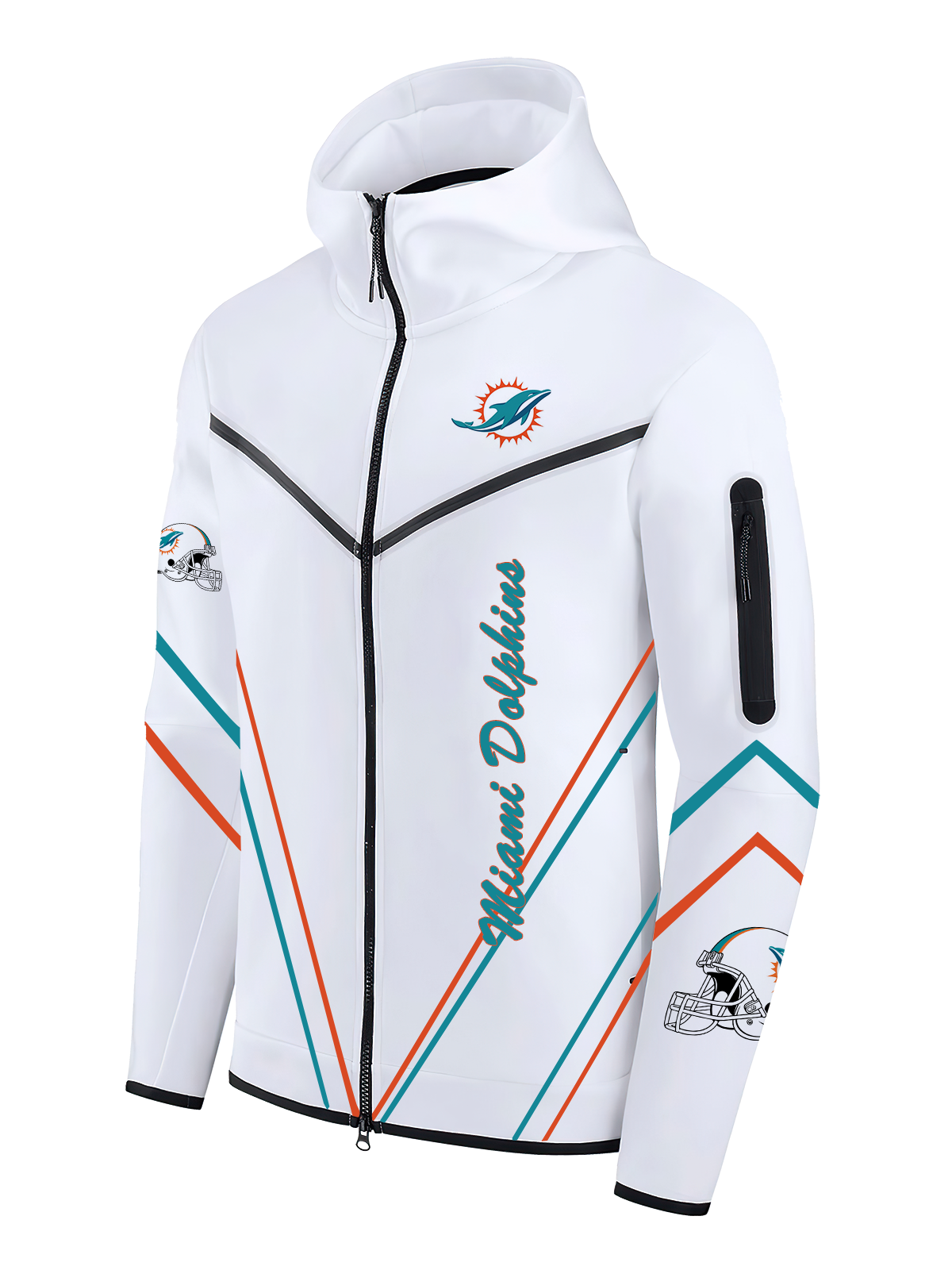 Miami Dolphins Diamond Full-Zip Jacket
