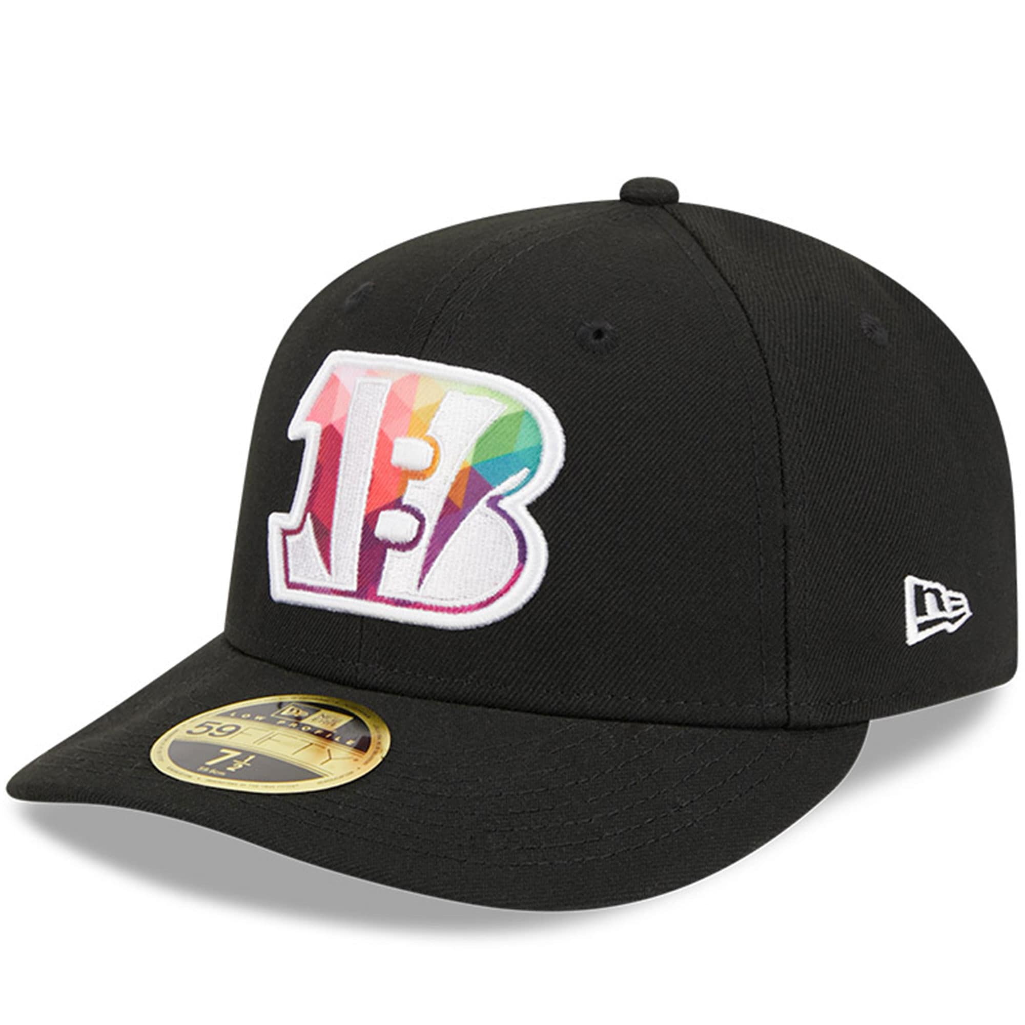 Cincinnati Bengals Men's Black 2023 Crucial Catch Low Profile 59FIFTY Fitted Hat