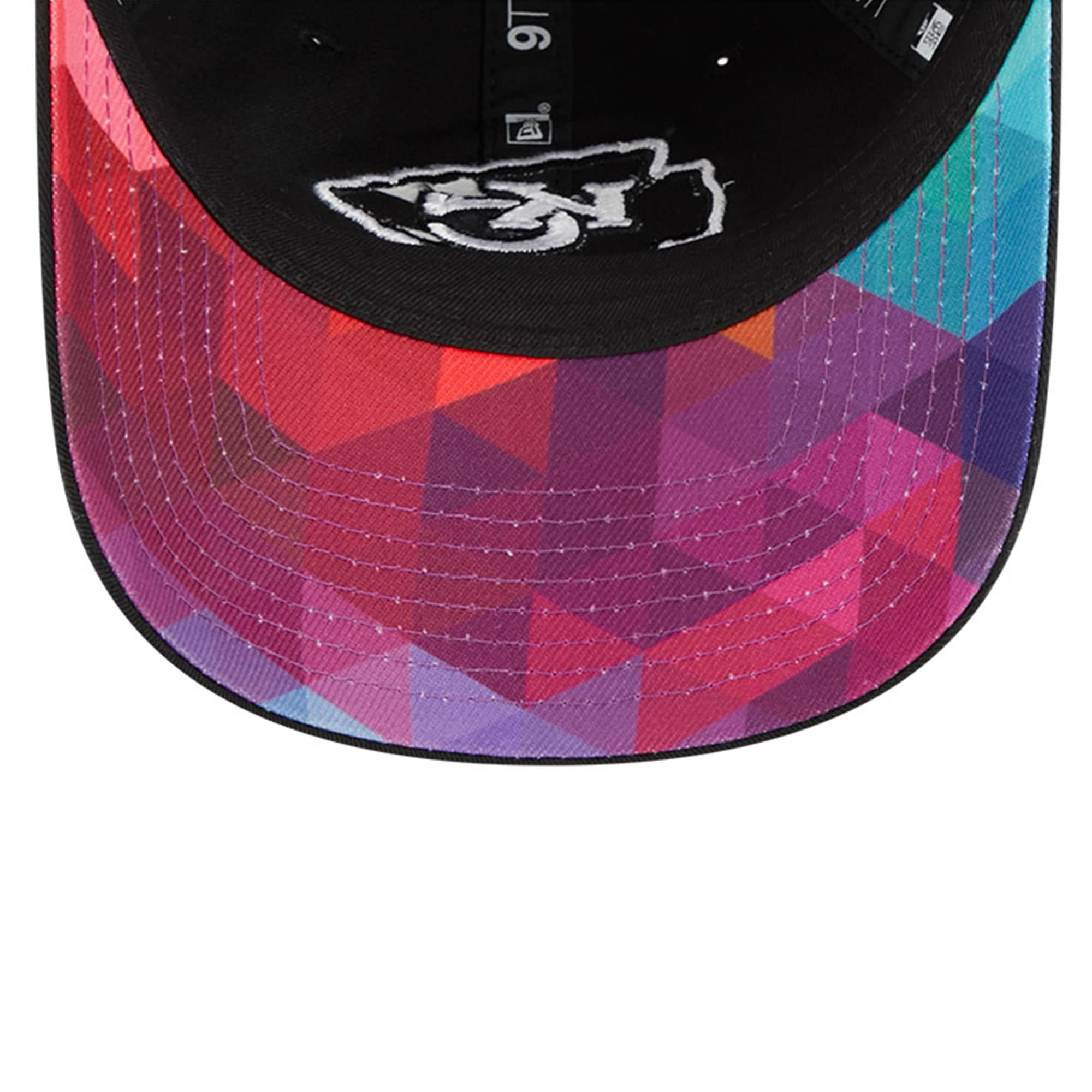 Kansas City Chiefs Women's   Black 2023  Crucial Catch 9TWENTY Adjustable Hat