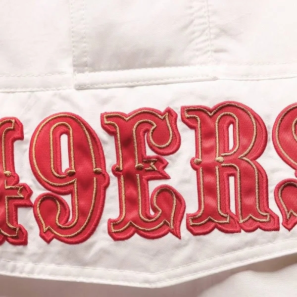 San Francisco 49ers Half-Snap Hoodie Jacket