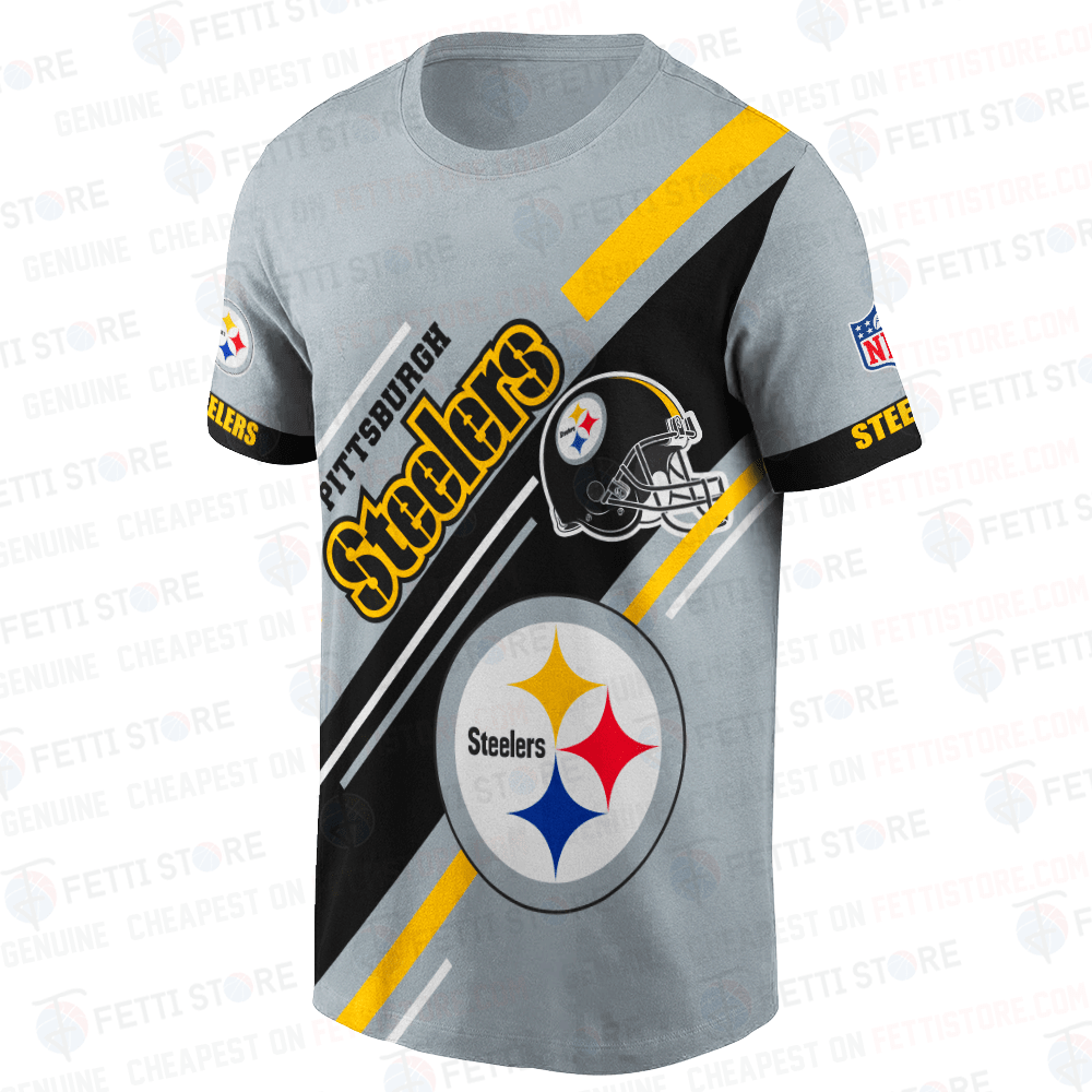 Pittsburgh Steelers American Football Leauge Pattern 3D T-Shirt SH1 V2