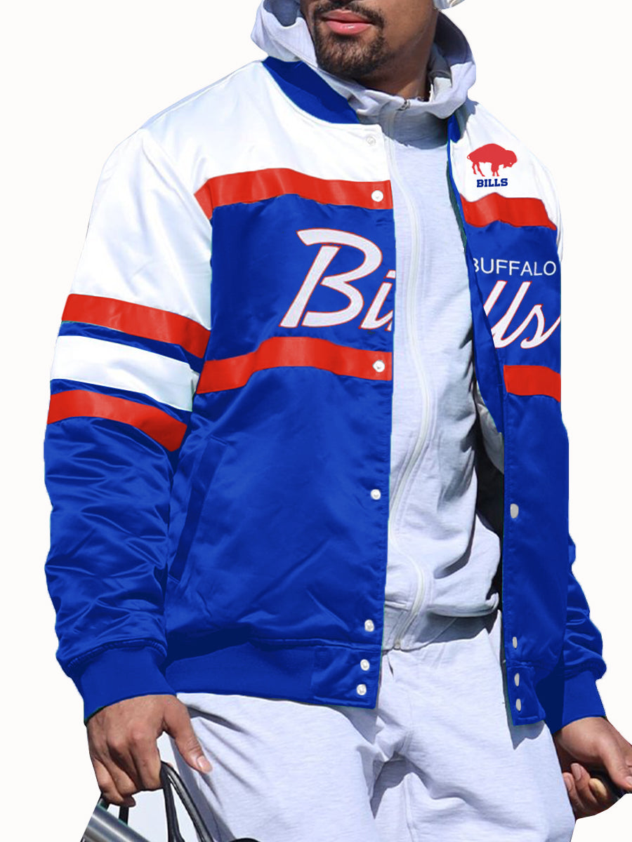 Buffalo Bills Special Script Heavyweight Satin Jacket