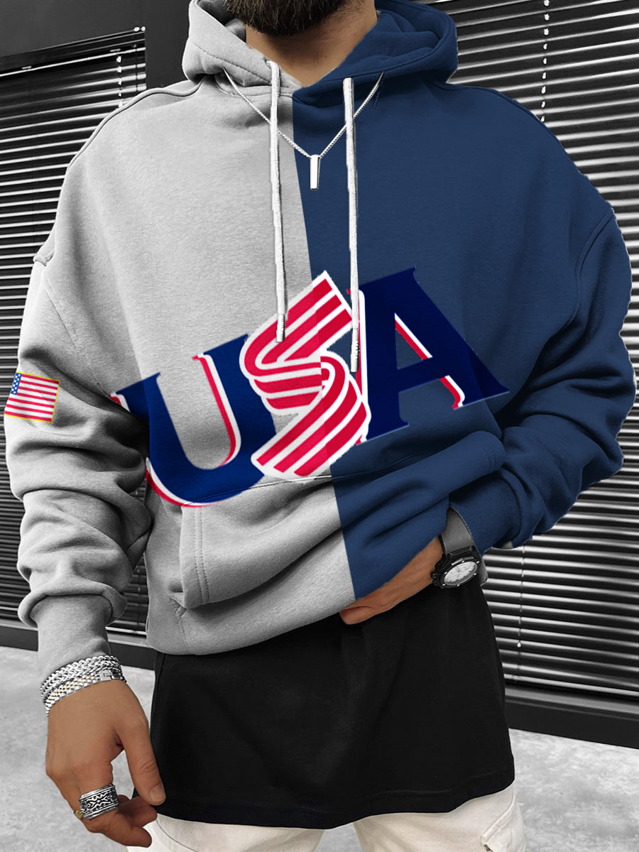 USA Baseball Team MLB Men's Crewneck Hooded