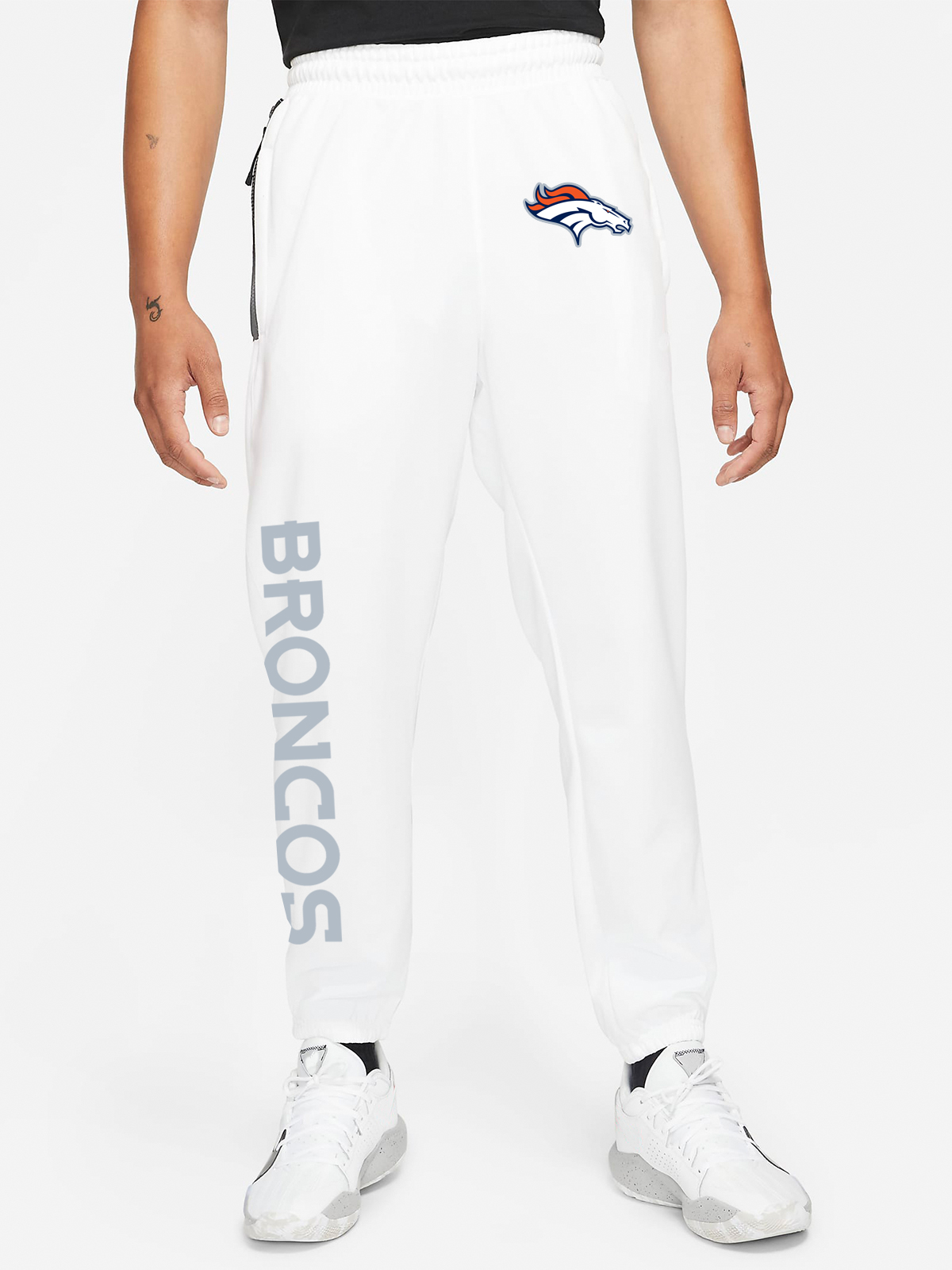 Denver Broncos Football White Pants