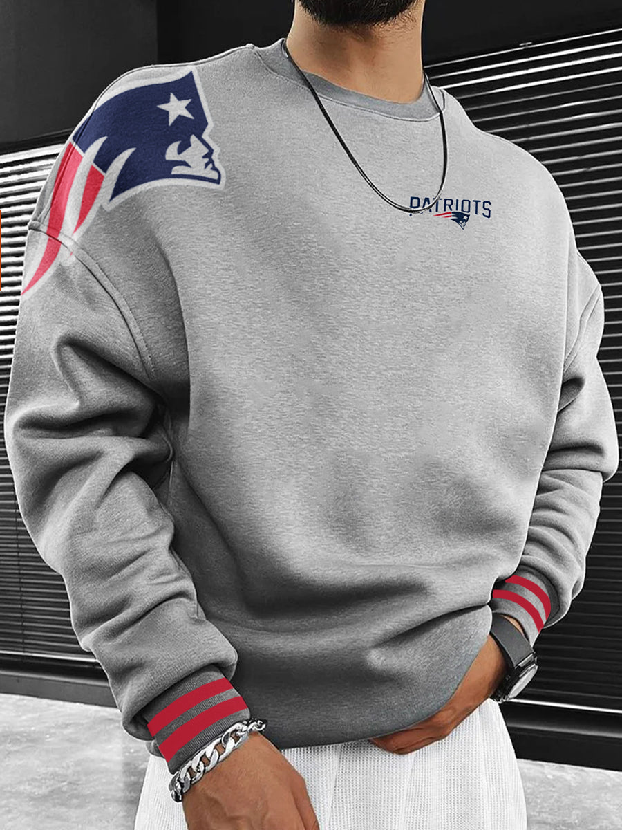 New England Patriots Printed Unisex Casual Sweatshirt