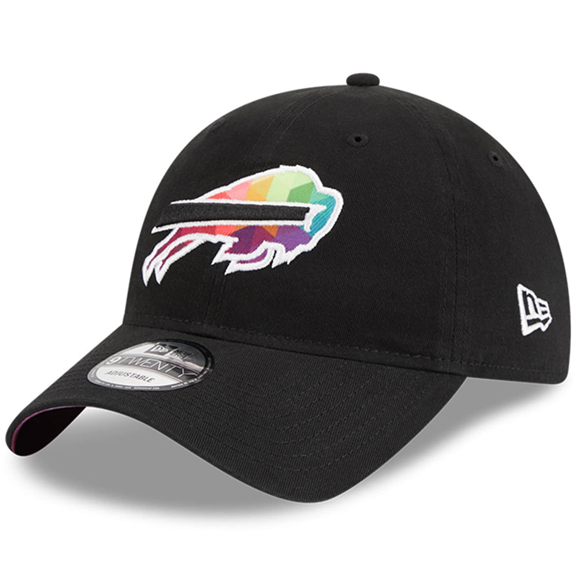 Buffalo Bills Men's   Black 2023  Crucial Catch 9TWENTY Adjustable Hat