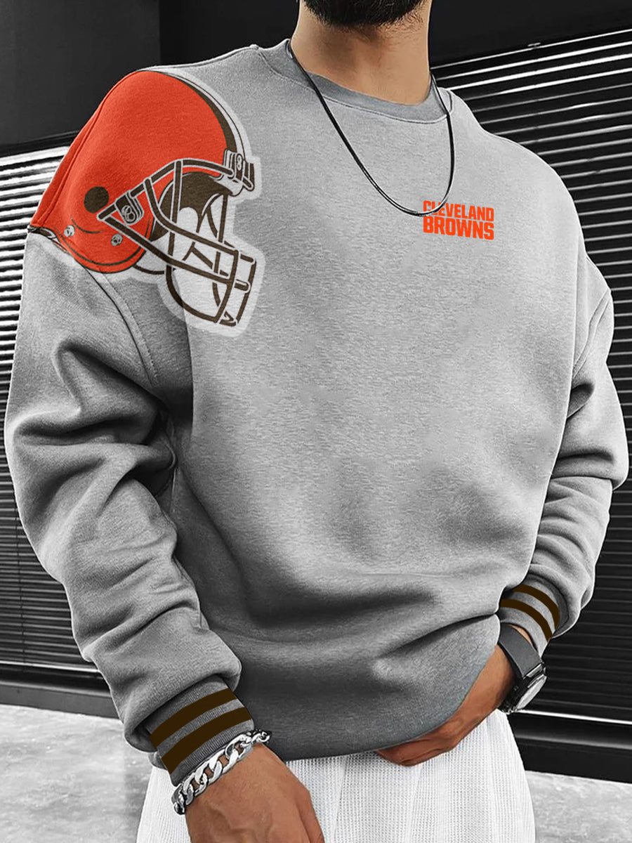 Cleveland Browns Printed Unisex Casual Sweatshirt