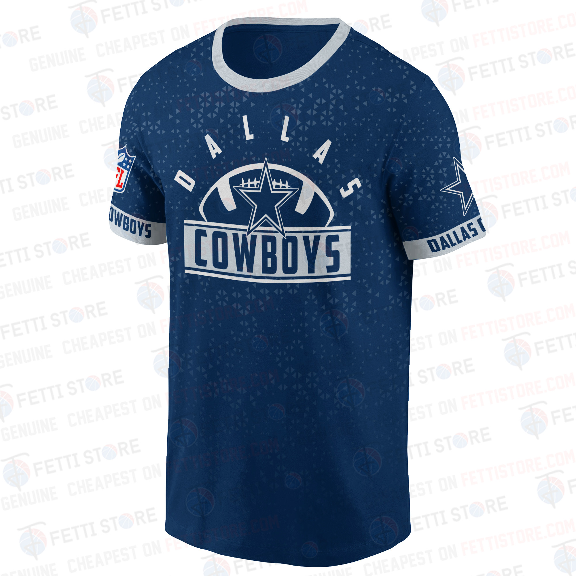 Dallas Cowboys American Football Leauge Pattern 3D T-Shirt SH1