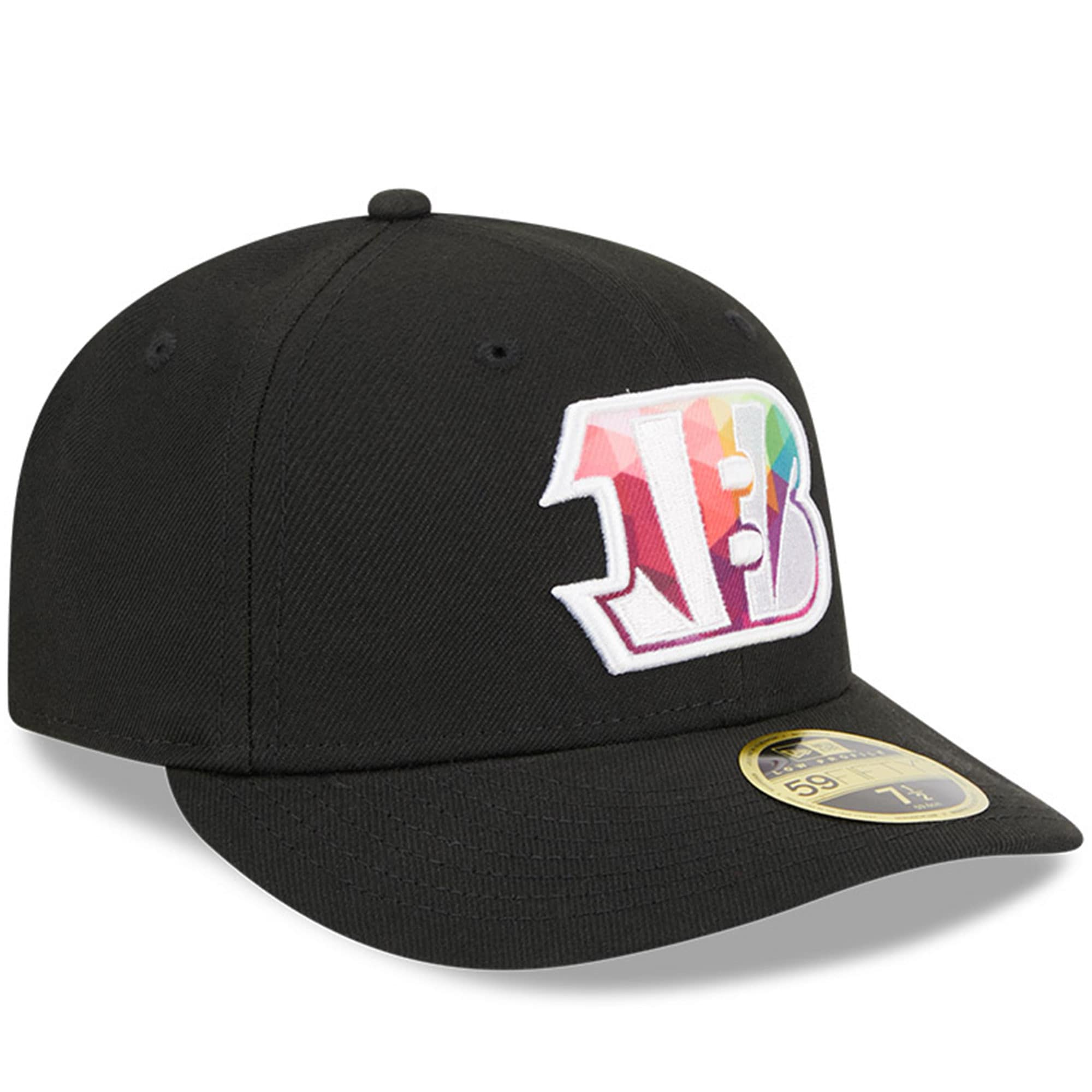 Cincinnati Bengals Men's   Black 2023  Crucial Catch Low Profile 59FIFTY Fitted Hat