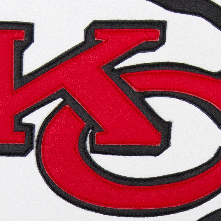 KANSAS CITY CHIEFS JH DESIGN WOOL FULL-SNAP JACKET - BLACK