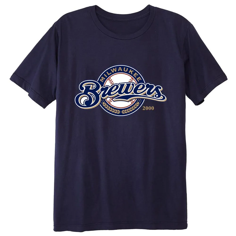 Milwaukee Brewers 2000 Vintage Baseball T-Shirt(#Z19)