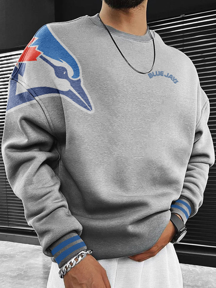 Toronto Blue Jays Fashion Men's Crewneck Sweatshirt
