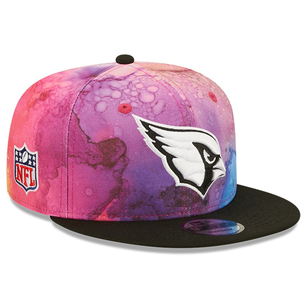 Arizona Cardinals Men's Pink/Black 2022 Crucial Catch 9FIFTY Snapback Hat