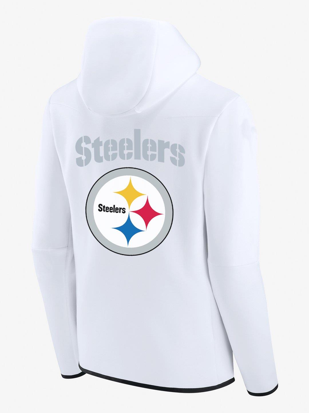 Pittsburgh Steelers White Diamond Full-Zip Jacket