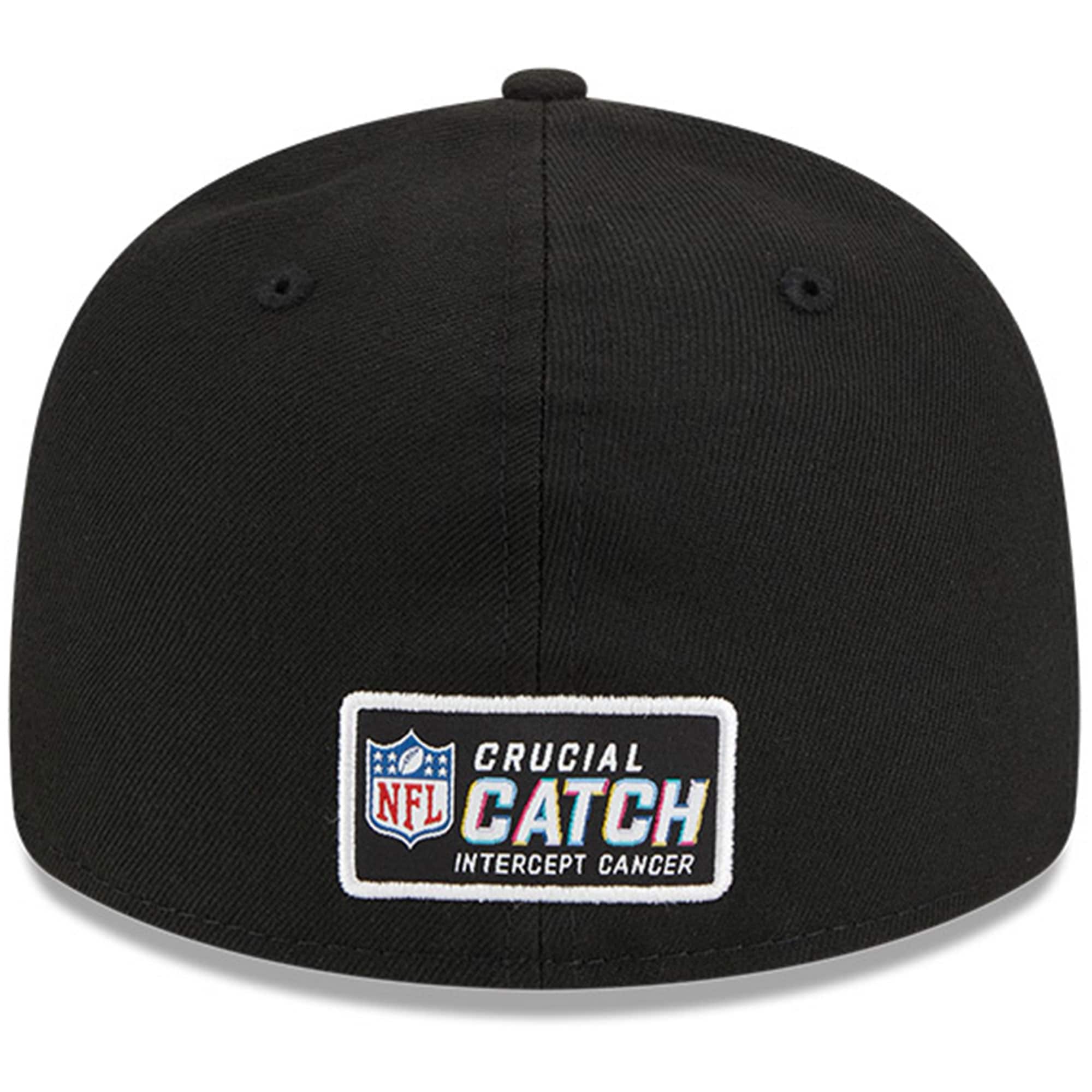 Las Vegas Raiders Men's   Black 2023  Crucial Catch Low Profile 59FIFTY Fitted Hat