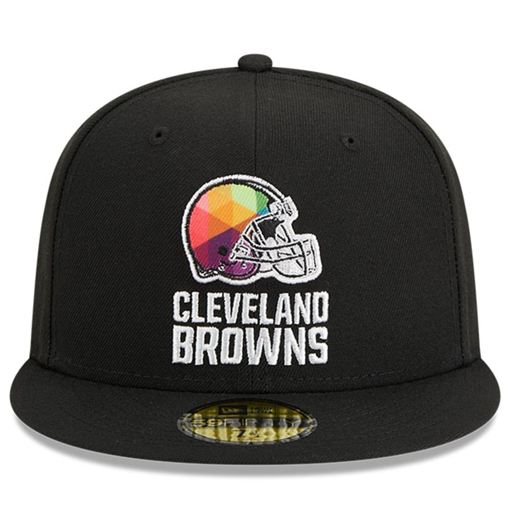 Cleveland Browns Men's Black 2023 Crucial Catch 59FIFTY Fitted Hat