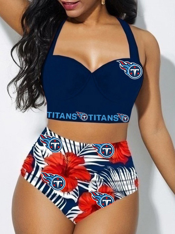 Tennessee Titans Sexy Print Bikini Swimsuit