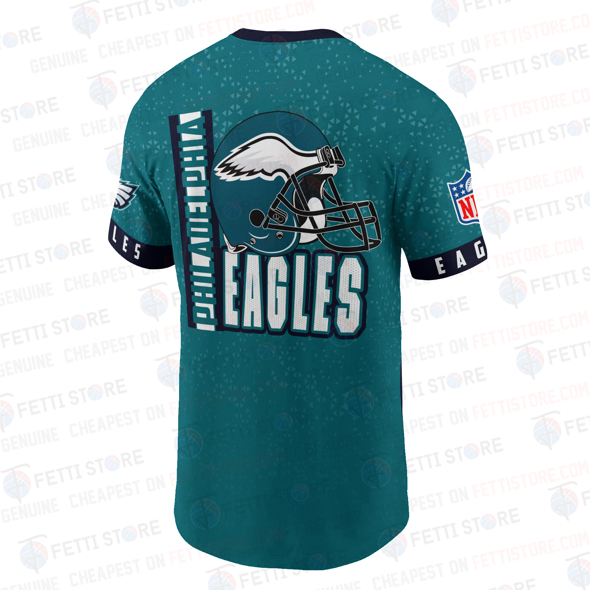 Philadelphia Eagles American Football Leauge Pattern 3D T-Shirt SH1