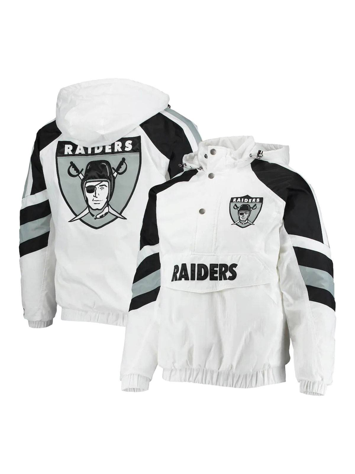 Las Vegas Raiders LAS VEGAS RAIDERS Half-Snap Hoodie Jacket