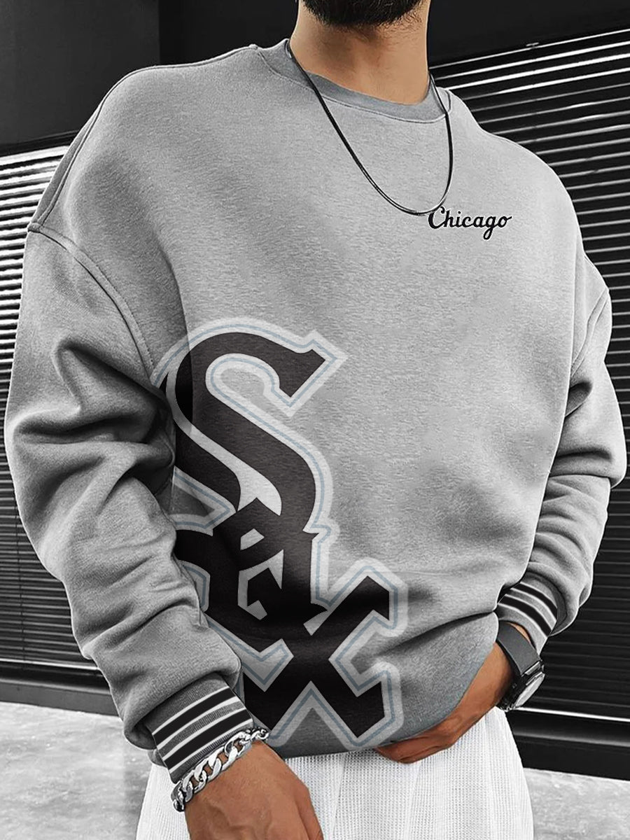 Chicago White Sox Fashion Men's Crewneck Sweatshirt