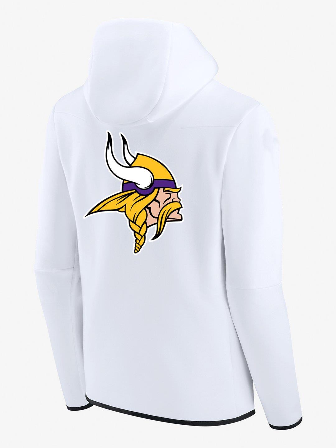 Minnesota Vikings White Diamond Full-Zip Jacket