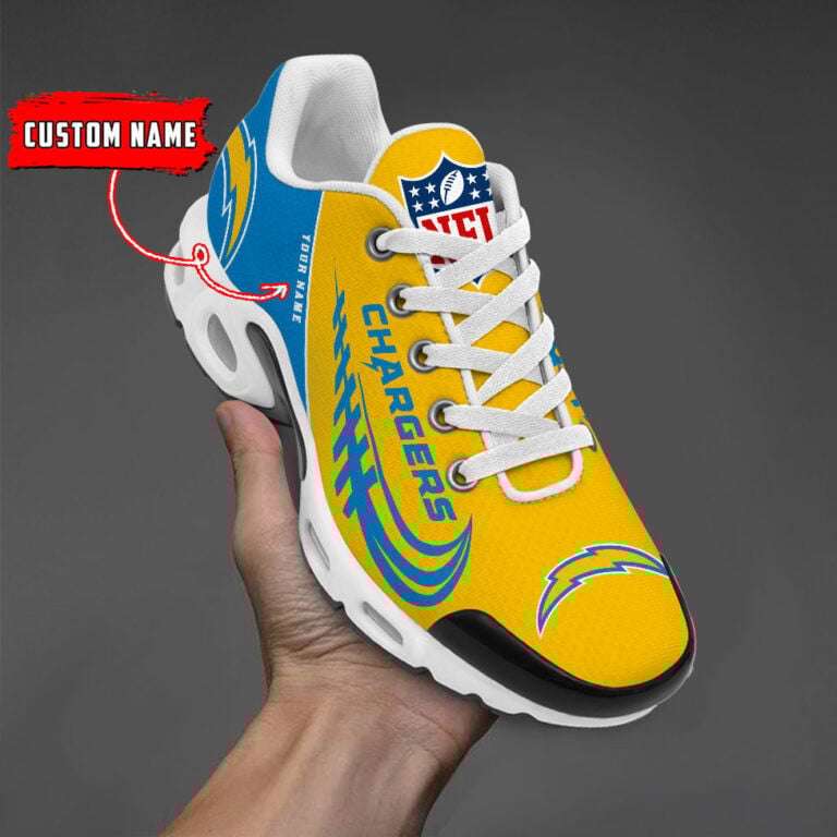 Los Angeles Chargers -Custom Name-TN Shoes And Baseball Jersey Shirt PHIrfect Gift-DS001