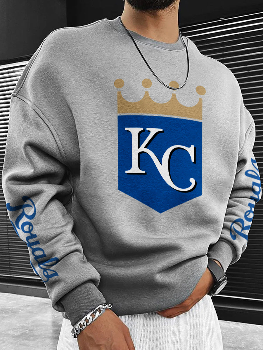 Kansas City Royals Fashion Men's Crewneck Sweatshirt