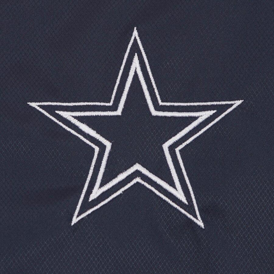 DALLAS COWBOYS RIPSTOP FULL-ZIP JACKET - NAVY/GRAY