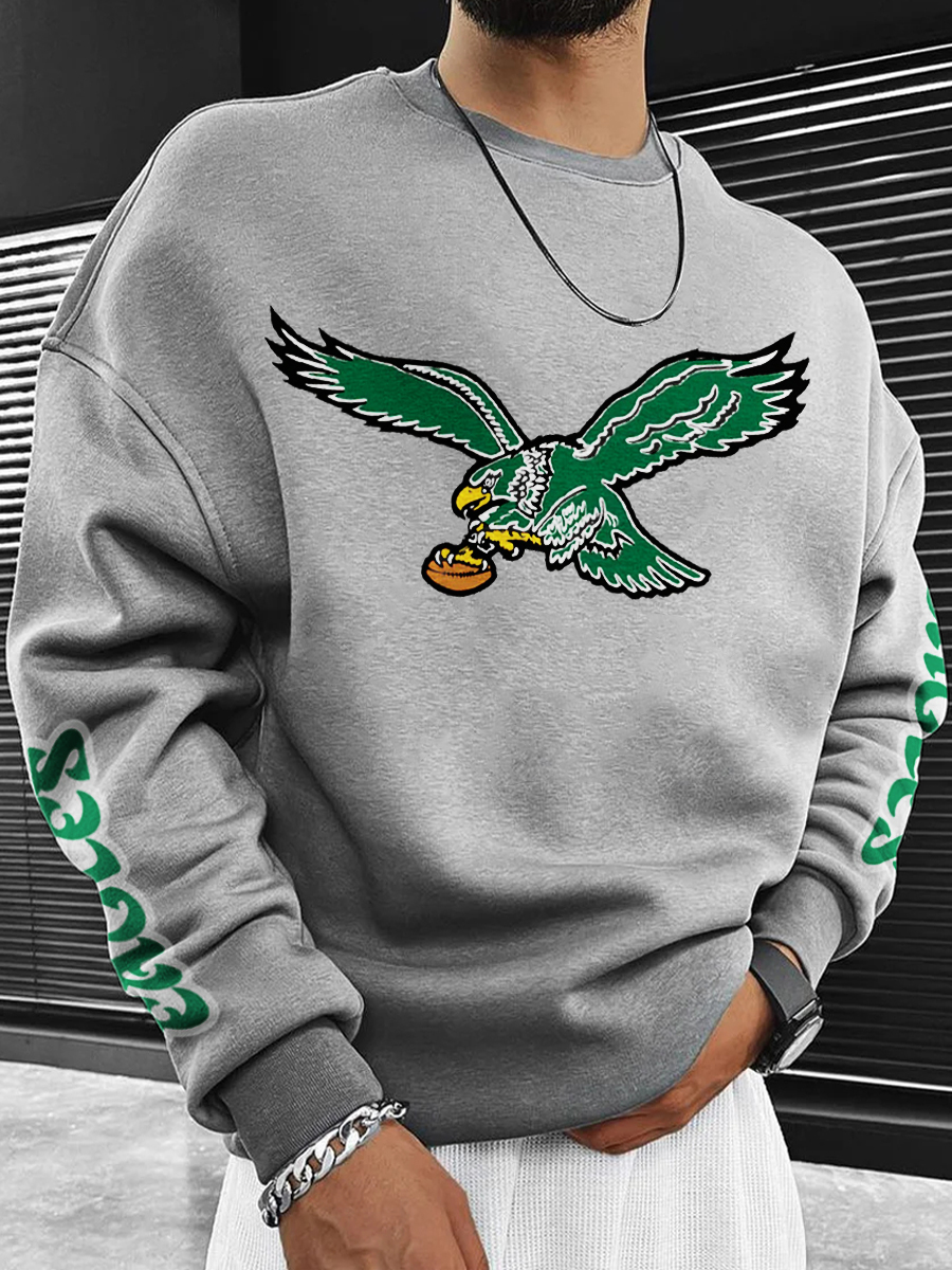 Philadelphia Eagles Printed Unisex Casual Sweatshirt