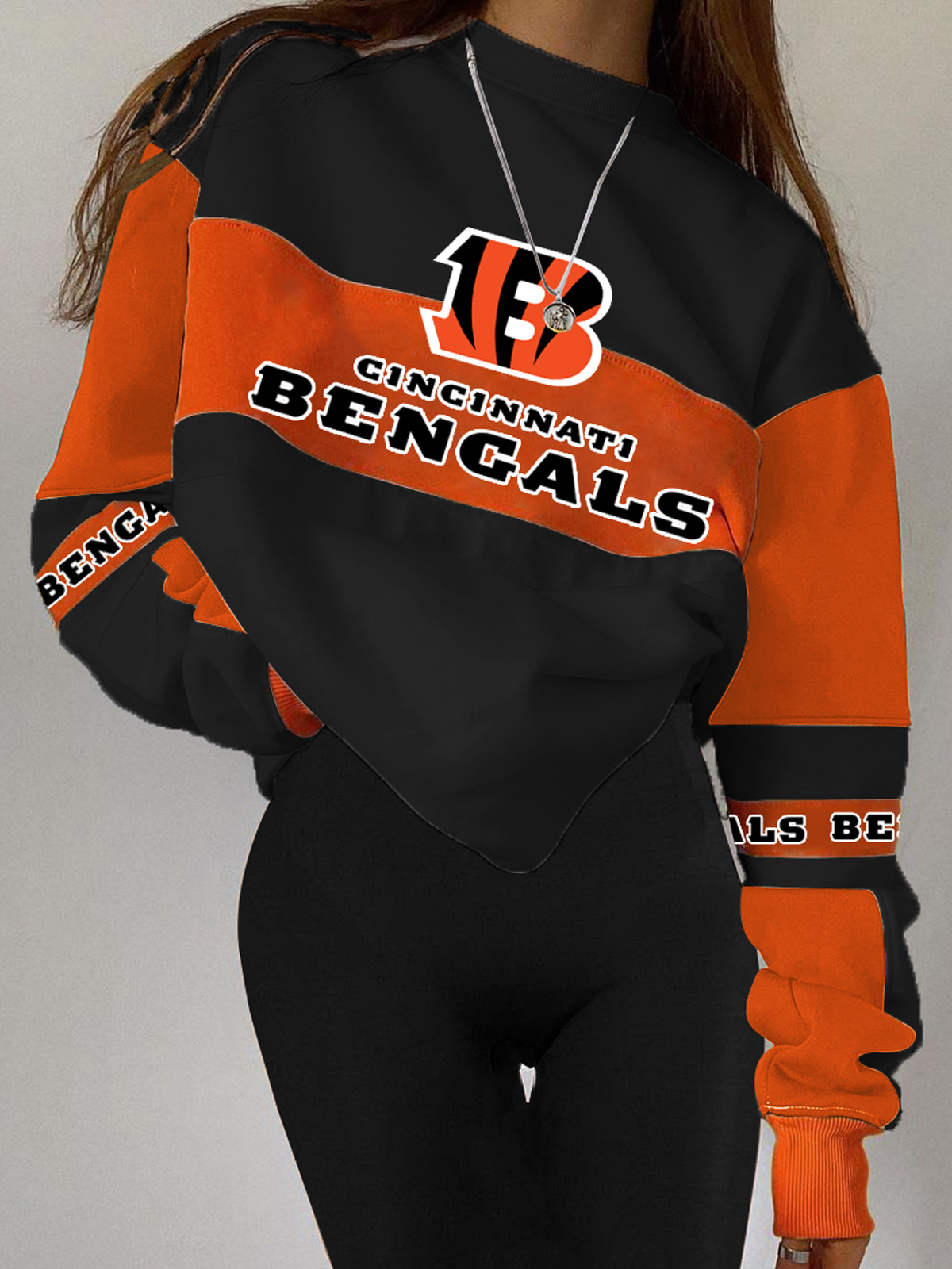 Cincinnati Bengals Fashion Printed Sweatshirt