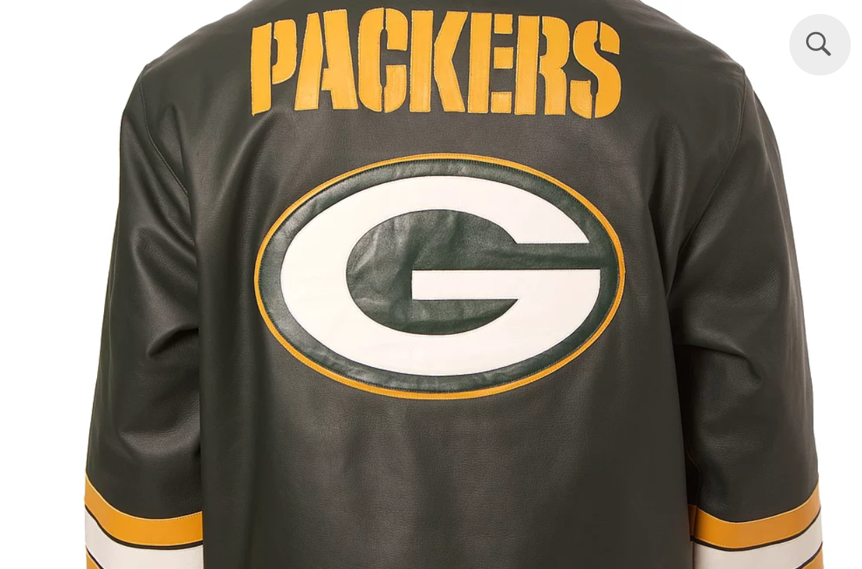 Dave Robinson- Green bay Packer, Leather Jacket