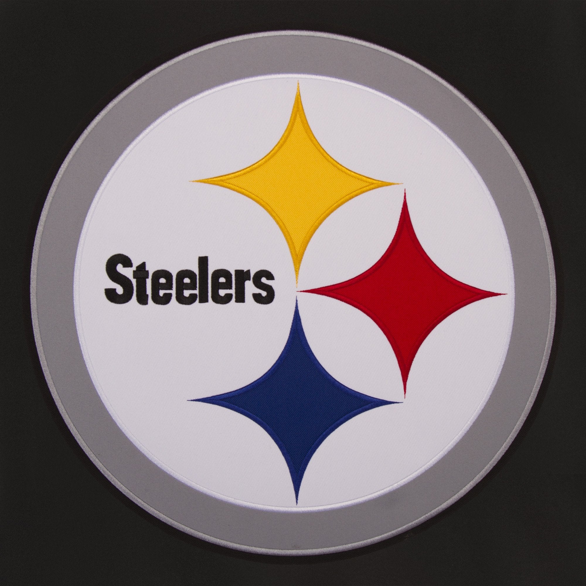 PITTSBURGH STEELERS REVERSIBLE WOOL JACKET - BLACK