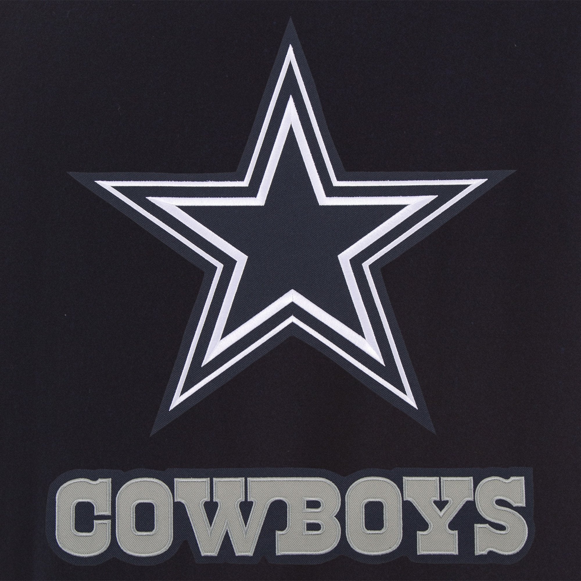 DALLAS COWBOYS REVERSIBLE WOOL JACKET - NAVY