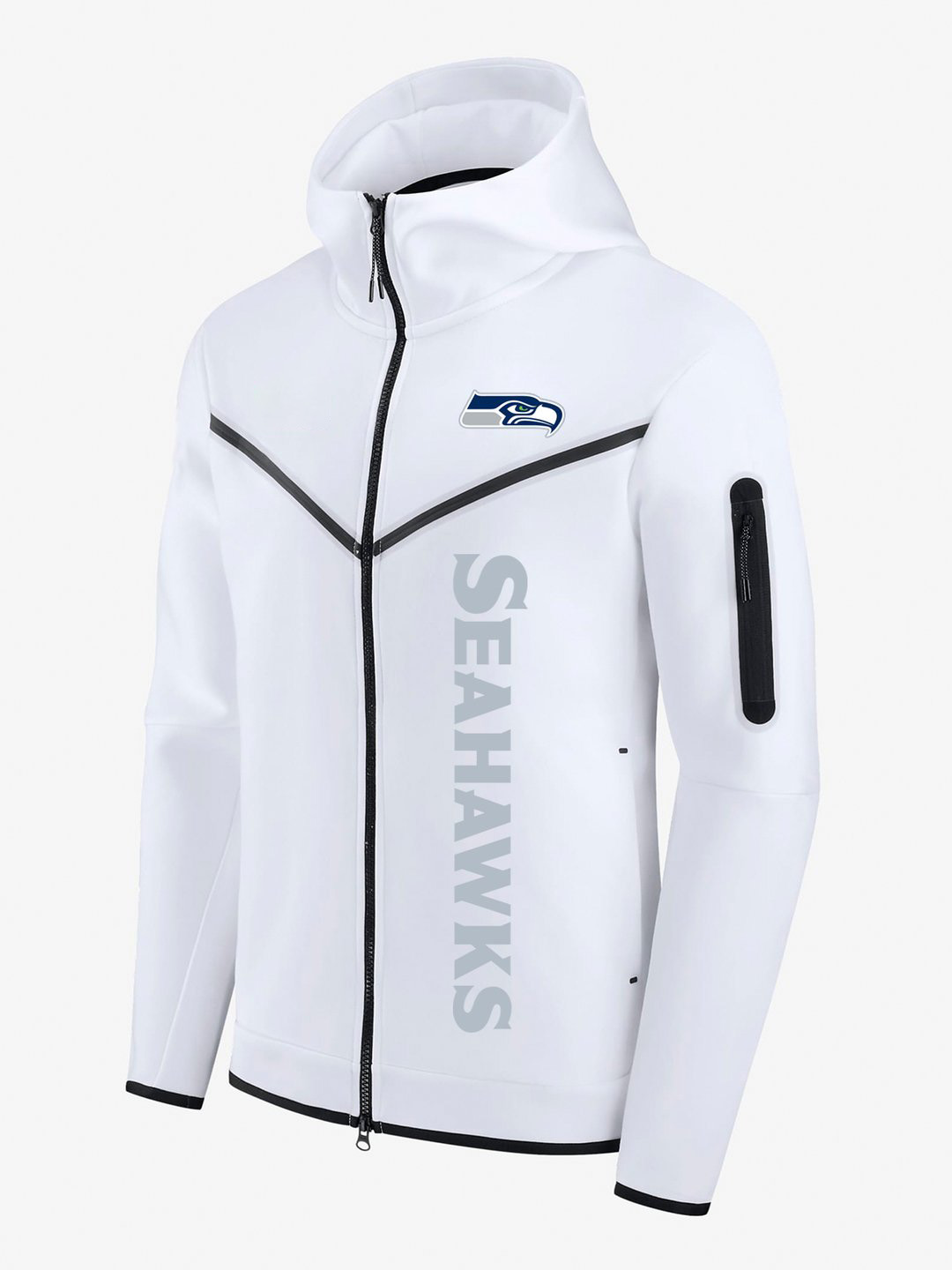 Seattle Seahawks White Diamond Full-Zip Jacket