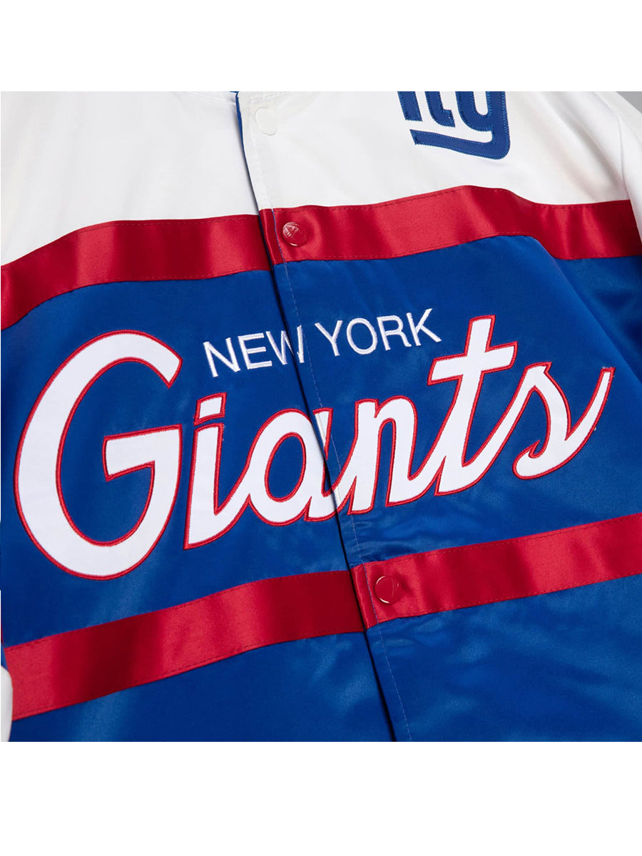 New York Giants Special Script Heavyweight Satin Jacket
