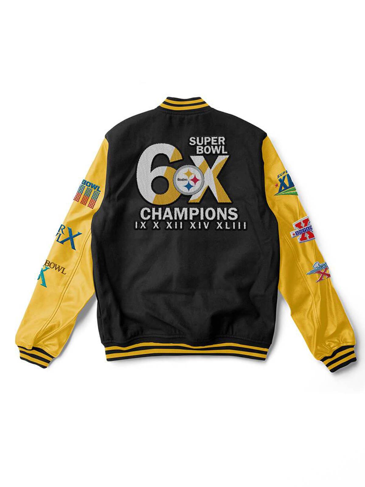Pittsburgh Steelers Fashion Varsity Bomber Jacket