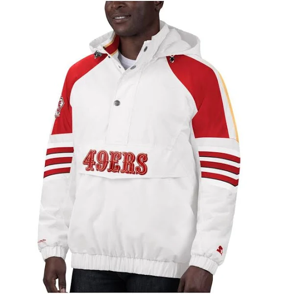San Francisco 49ers Half-Snap Hoodie Jacket