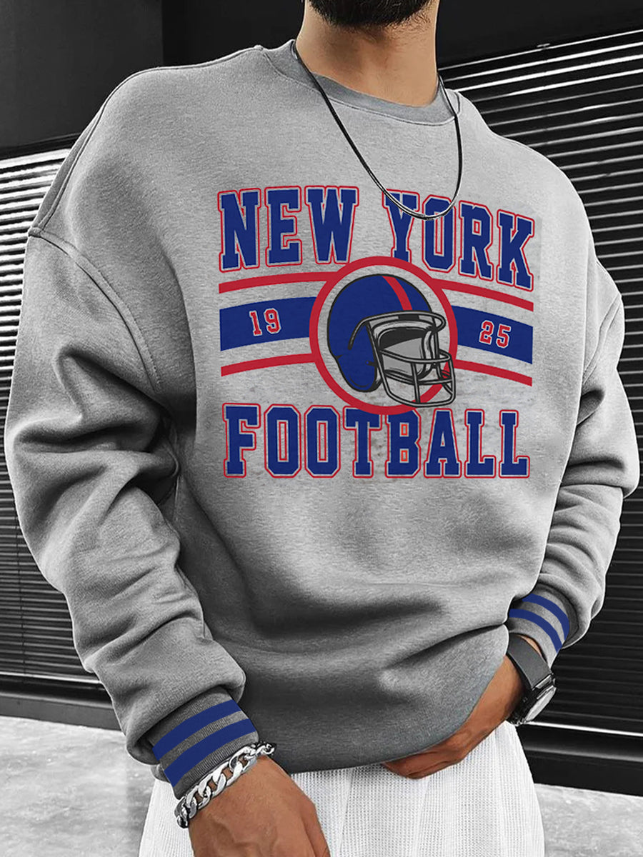 New York Giants Vintage Style Unisex Casual Sweatshirt