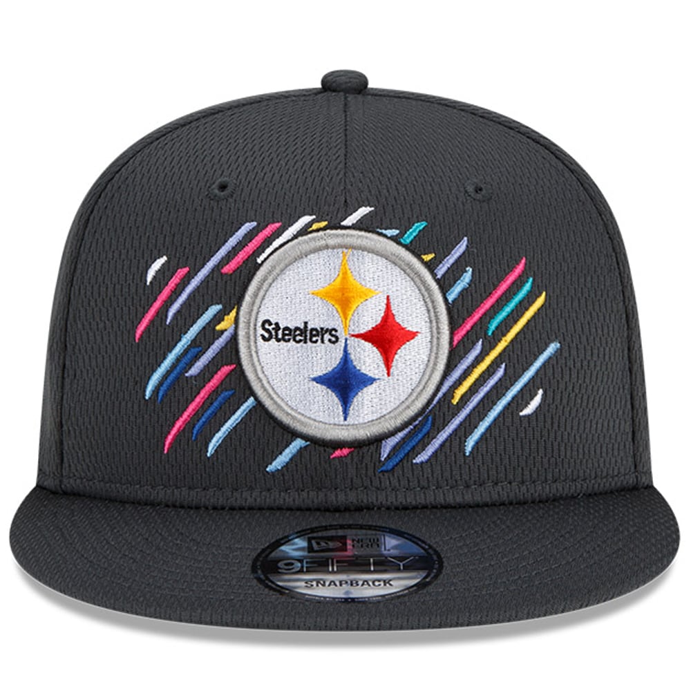 Pittsburgh Steelers Men's Charcoal 2021 Crucial Catch 9FIFTY Snapback Adjustable Hat