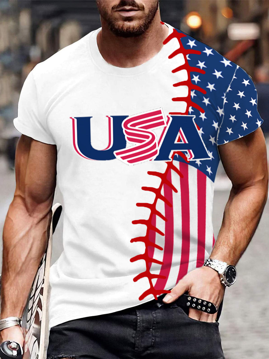 USA Baseball Team MLB Men T-shirts