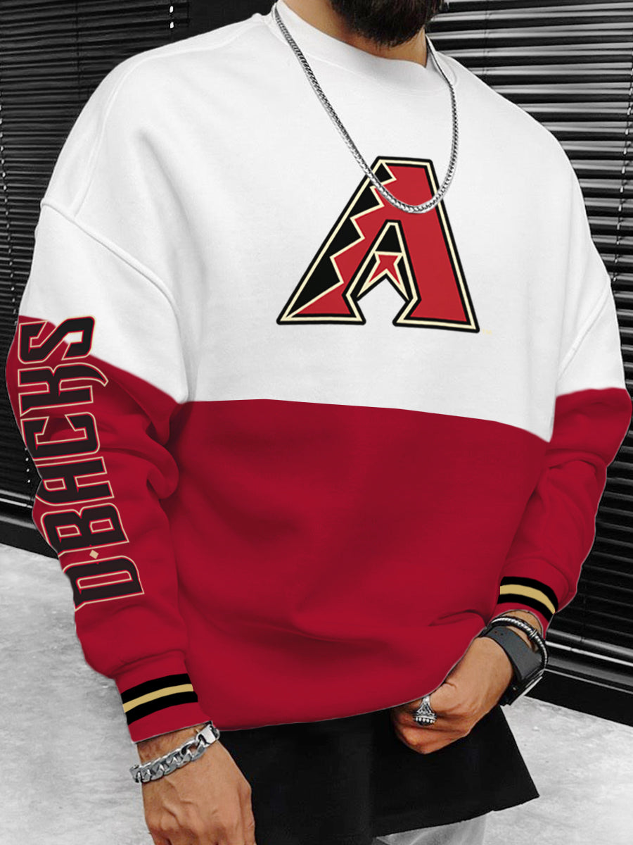 Arizona Diamondbacks MLB Men's Oversize Crewneck Sweatshirt