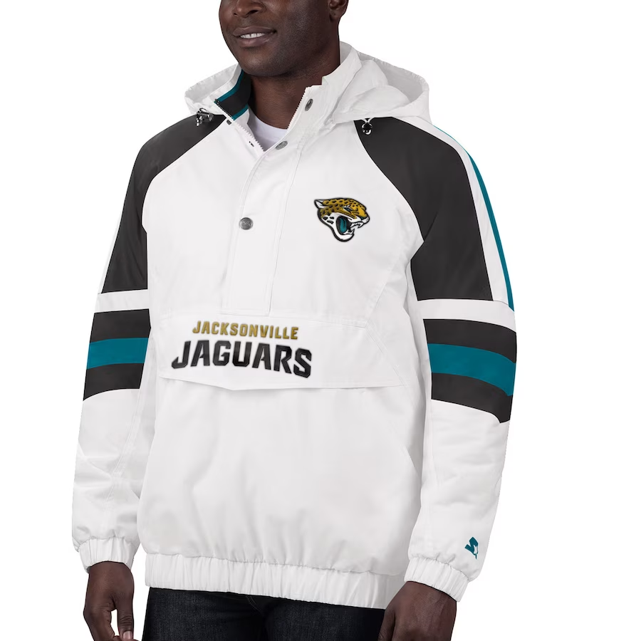 Jacksonville Jaguars Half-Snap Hoodie Jacket